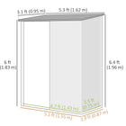 Outsunny - 5'x3' Abri de jardin extérieur en acier avec porte simple Gris-Le toit en pente permet à l'eau de pluie de s'écouler rapidement 