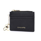 Champs Iconic Keychain Cardholder - Black-RFID protective Lining