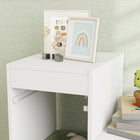 Qaba Toy Storage Organizer Kids Bookshelf with 6 Plastic Bins - Green-Perfectly sized for kids to reach toys and books
