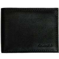 CHAMPS Classic Collection Leather RFID Centre-wing Wallet-Genuine Leather