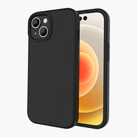 AXS PROTech Dual-Layered Anti-Shock Case with Military-Grade Durability for Apple iPhone 15 Plus - Black-Shock resistant