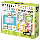 Headu - Montessori Ma première bibliothèque tactile - Ensemble de 35-Développement du sens du toucher