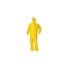 Kimberly-Clark Coverall, Kleenguard A70Ylw B/C Hood XXXXL 6 Pack (9817)-Material: Polypropylene