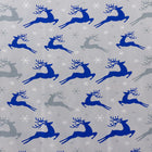 JAM Paper Christmas Wrapping Paper - 12 Sq Ft - Hopping Reindeer -Made with high Quality Smooth Paper, wrap your gifts with joyful Christmas Wrapping paper
