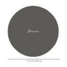 Soozier Trampoline Replacement Mat with 8 Rows of Stitching - Fits 14ft Trampoline - Black-Eight rows of heavy stitching for a greater weight capacity without wearing out