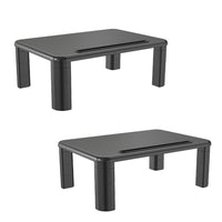 ShoppingAll Adjustable Height Monitor Stand Riser - 2 Pack-Ample 15.7"/40cm x 11"/ 28cm platform can support up to 22lbs/10kg monitors, laptops, tablets, smartphones, printers and more