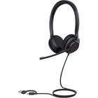 Yealink UH35 Wired USB-C/A Headset - Microsoft Teams - Black-It can work seamlessly with major UC platforms and integrate natively with Yealink IP phones