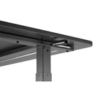 Uplite Height Adjustable Sit-Stand Ergonomic Desk - Black-Tabletop Thickness: 0.71"