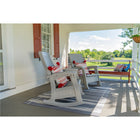 Suncast Rocking Chair with Storage - Dove Grey-Low maintenance, easy to clean.