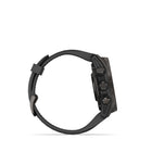 Garmin - fēnix 8 – 43 mm, saphir AMOLED, titane DLC gris carbone avec bracelet en silicone noir/gris galet-9