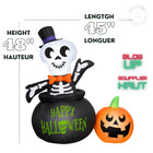 GEMMY Airblown Inflatable Halloween Skeleton in Cauldron - 48"-6