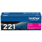 Brother TN221M Standard-Yield Magenta Toner Cartridge-Magenta toner produces vivid, colourful documents