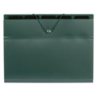 Staples 5 Pocket Expanding Folder - Letter Size - Green-5 tabs for efficient access to any document
