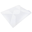 JAM Paper Plastic Portfolio with Tuck Flap Closure Letter - 9 1/2 x 11 7/8 x 1/4 - Clear Frost-Quantity: Sold Individually