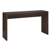 Hudson&Canal Lawrence 55"W Console Table - Alder Brown-A modern contemporary design for your entryway, living room, den, and more