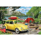 Eurographics - Casse-tête en boîte métallique en forme de VW Beetle camping - 550 pièces-Poids: 1,2 lb