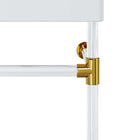 Modway Redeem 32" Acrylic Wall-Mount Bathroom Vanity - Clear/White-Assembly Required