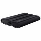 Samsung - T7 1TB USB 3.2 Gen. 2 Shield Portable SSD - Black-AES 256-bit hardware encryption