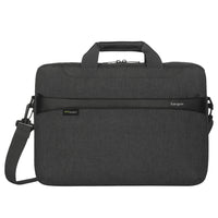Targus GeoLite 15-16" Essential Slipcase - Charcoal-Zippered, padded laptop compartment with document divider