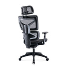 TygerClaw High Back Ergonomic Mesh Office Chair-Enjoy the freedom to rotate in any direction with the chair's 360-degree swivel feature, providing flexibility in movement