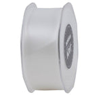 JAM Paper Double Faced Satin Ribbon - 1 1/2" W x 25 yd. - White Sold Individually-This is the perfect ribbon for adding a colourful touch to gift wrapping, DIY projects, arts & crafts, and so much more!