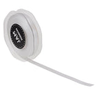 JAM Paper Double Faced Satin Ribbon - 3/8" W x 25 yd. - White-Size: 0.375" x 25 yards