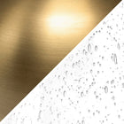 Hudson&Canal Verona 11" Wide Pendant with Glass Shade - Brass/Seeded-9