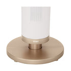 Seville Classics - Ventilateur tour oscillant UltraSlimLine avec éclairage – blanc- Oscillation à large bande pour une distribution d'air uniforme