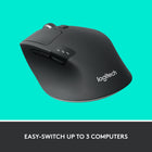 Logitech Triathlon M720 Multi-Device Wireless Mouse - Black-Compatible with Windows & Mac