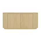 Manhattan Comfort Olivia 60" Modern Sideboard - Natural Oak-Modern Sideboard and Buffet Stand for Dining Room and Living Room Use