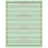 Teacher Created Resources Mint Painted Wood Design 10 Pocket Chart - 34" x 44"-Lightweight and durable pocket charts
