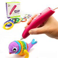 myFirst 3D Pen Make Wireless 3D Pen Art and Craft Starter Kit for Kids - Red-Offers 2 adjustable levels to control the speed of filament extrusion, allowing for precise and flexible 3D creations