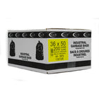 Eco II Garbage Bags - 36" x 50" - Regular - Clear - 20 Bags/Roll - 10 Roll Pack-200 Pack