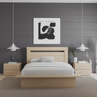 Nexera Malibu Headboard - Full Size - Natural Blonde Oak-6