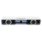 Edifier QS30 USB Powered BT Multimedia Soundbar with Enhanced Bass Integrated Mic and Dynamic Lighting Effects - White-Powered by our patented TempoAbyss technology, the baffle displays stunning light effects, resembling layers of light ribbons cascading from a mirror. Using the button on the top panel, you can choose from 7 preset light effects. Additionally, you can customize millions of light effects via the mobile app or computer app