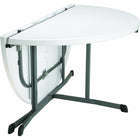 Lifetime - Table ronde pliable en deux de 60 pouces de LIFETIME (commerciale)-Prêt à l'emploi, facile à entretenir et simple à ranger