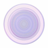 PopSockets PopGrip For MagSafe Round with Adapter Ring - Opalescent Clear-Magnetic phone grip and stand with swappable top