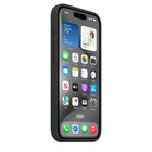 Apple iPhone 15 Pro Max Silicone Case Magsafe - Black - MT1M3ZM/A-Wireless Charging Compatible:  Yes