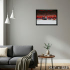 Florida Panthers Conference Final Trophy - Framed Canvas - 31" x 22"-Ready to hang - arrives fully assembled