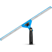 Gritt Commercial 18" Swivel Window Squeegee with Quick Release-Streak-free window cleaning