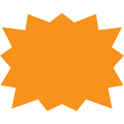 Cosco - Panneau Burst avec kit de piquet en métal - 15 po x 19 po - Orange - Paquet de 3-Ces panneaux en forme d’éclat présentent une couleur orange vive et une forme audacieuse pour attirer l’attention dans les environnements extérieurs