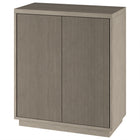 Hudson&Canal - Meuble d'appoint Alston 28 po de largeur - Chêne gris vieilli-La capacité de poids supérieure est de 45 lb, l'étagère du milieu peut supporter 25 lb, tandis que l'étagère inférieure peut supporter 35 lb