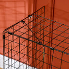 HOMCOM - Pare-étincelles de foyer extensible en acier avec écran de protection, noir-Matériau : Acier  
