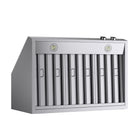 KUCHT KRH360-SS-C 36" 900 CFM Wall Mounted Range Hood with Digital Controls - Stainless Steel-5-minute delay-off feature keeps hood running after cooking to ensure smoke and odours have cleared the environment
