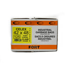 Eco II Garbage Bags - 42" x 48" - Strong - Clear - 125 Pack-42" x 48"