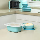 MEPAL Cirqula Multi-Bowl Container - 1000 mL - Nordic Blue-BPA free