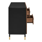 Modway Nexus 59" Storage Cabinet Sideboard - Black Walnut-Assembly Required