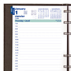 Blueline - 2026 Agenda quotidien MiracleBind CoilPro Rechargeable - 8 po x 5 po - Noir - Bilingue-Comprend 10 pages de notes qui s'enlèvent, se déplacent et se replacent