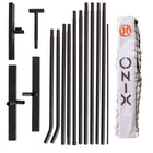 Onix 2-in-1 Portable Pickleball Net and Practice Net with Bag-ADJUSTABLE — Achieve the perfect net tension and height to match your playing preferences with adjustable straps and center post