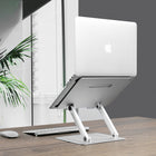 ShoppingAll Adjustable Laptop Stand - Silver-Dimensions: 7.8"W x 26.7"H x 9.4"D